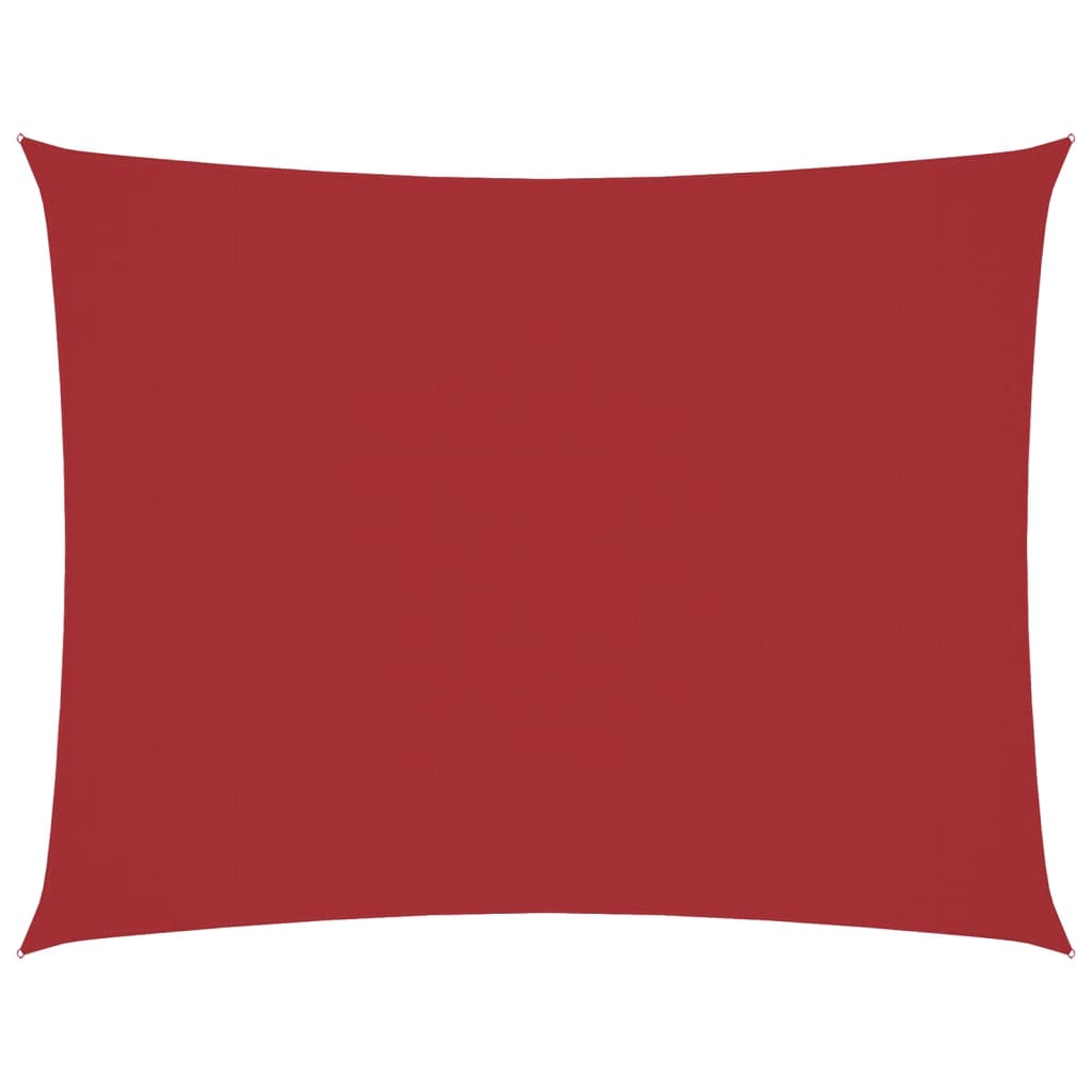 Ombrellone rettangolare Vidaxx 3x4,5 m tessuto oxford rosso