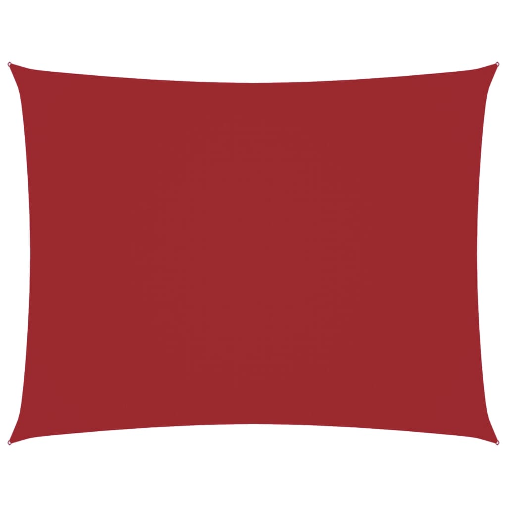 Vidaxx parasol rectangular 3,5x4,5 m tela oxford rojo
