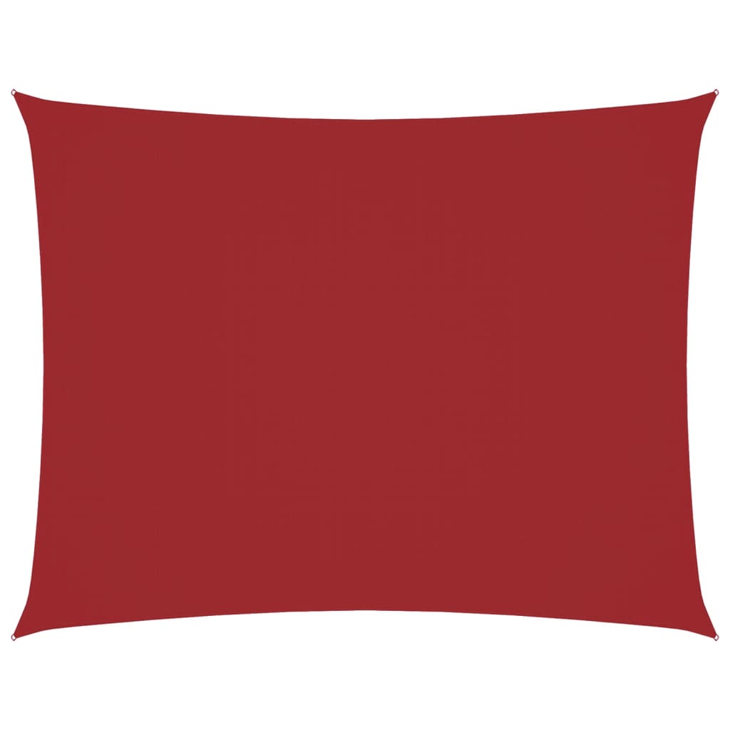 Vidaxx parasol rectangular 4x5 m tela oxford rojo