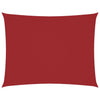 Vidaxx parasole rettangolare 4x5 m tessuto oxford rosso