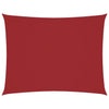 Vidaxx parasole rettangolare 5x7 m tessuto oxford rosso