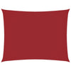 VidaXL tela de sombra rectangular 6x8 m tela oxford rojo