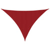 VidaXL toldo triangular 3x4x5 m tela oxford rojo