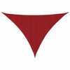 Vidaxx toldo triangular 5x6x6 m tela oxford rojo