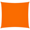Vidaxl zonnescherm vierkant 4x4 m oxford stof oranje