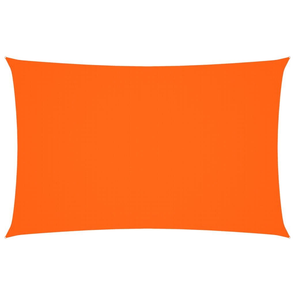 VidaXL tela de sombra rectangular 2,5x5 m tela oxford naranja