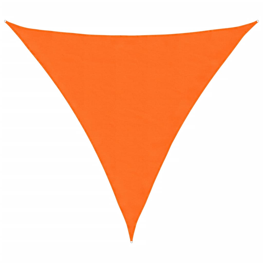 VidaXL Ombrellone triangolare 3x3x3 m in tessuto oxford arancione