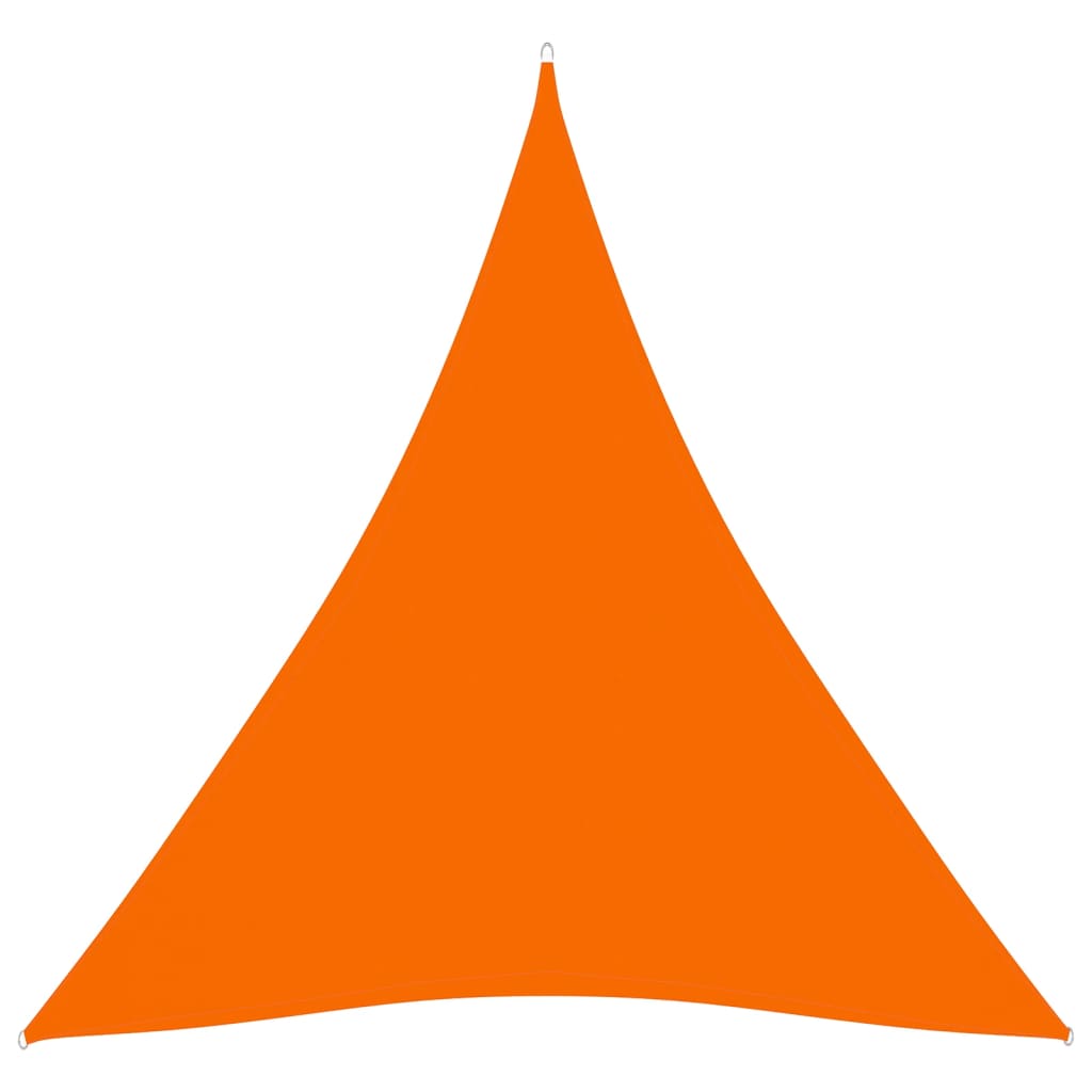 Vidaxx toldo triangular 3,6x3,6x3,6m tela oxford naranja