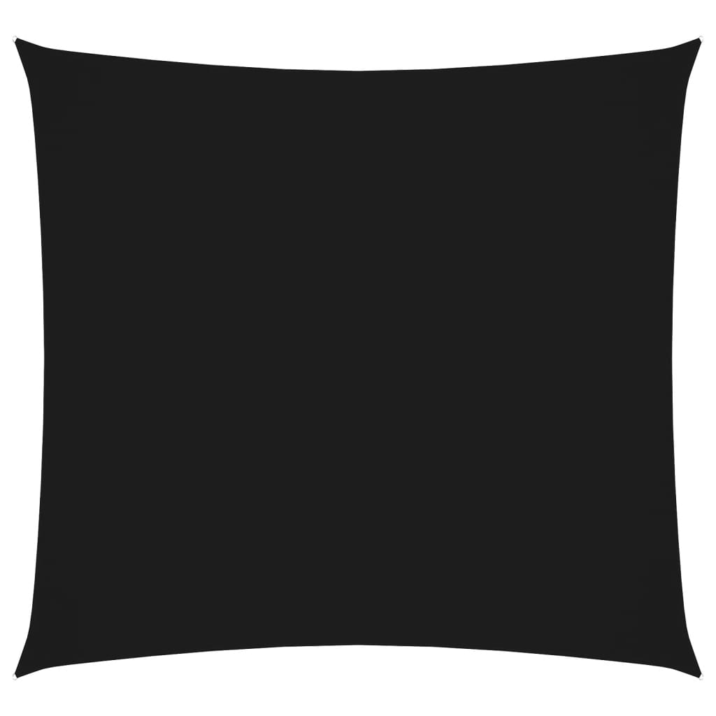Vidaxl Sun Shade Square 4.5x4.5 M tessuto di Oxford Nero
