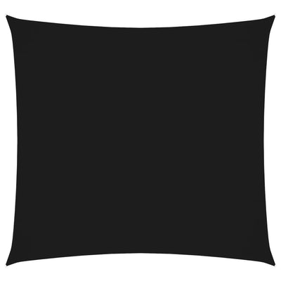 Vidaxl Sun Shade Square 4.5x4.5 M tessuto di Oxford Nero