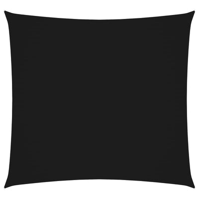 Vidaxl Sun Shade Square 6x6 M Tessuto di Oxford Nero