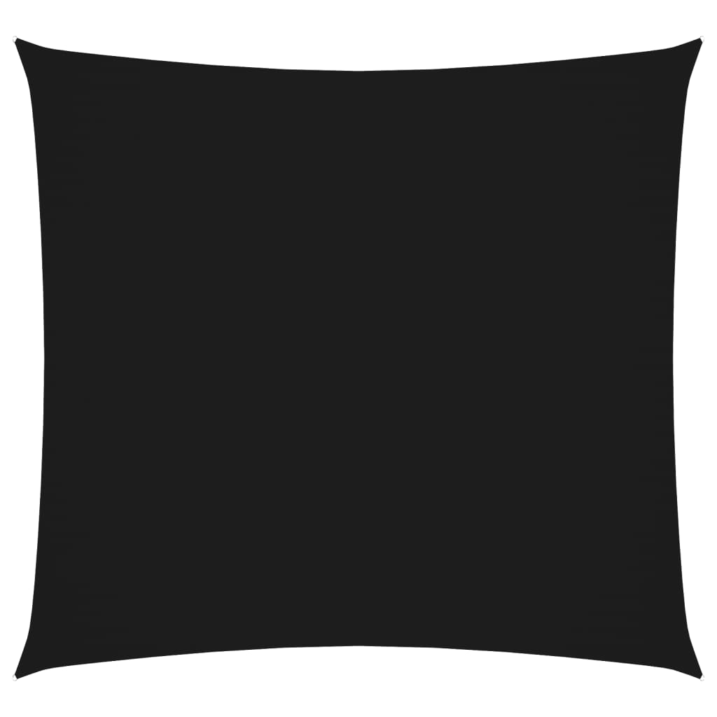 Vidaxl Sunshade Square 7x7 M Oxford Fabric Negro