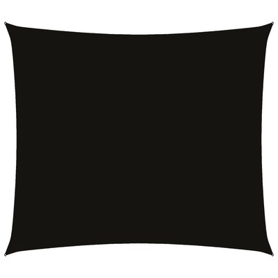 Vidaxl Sun Shade Rectangular 2x2,5 M Tessuto di Oxford Nero