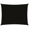 Vidaxl Sun Shade Rectangular 2,5x3,5 M tessuto di Oxford Nero