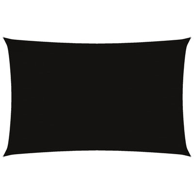 Vidaxl Sunshade Rectangular 2.5x5 M Oxford Fabric Negro
