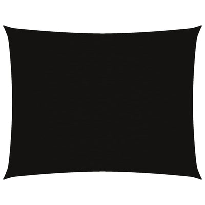 Vidaxl Sunshade Rectangular 3x4 M Oxford Fabric Negro