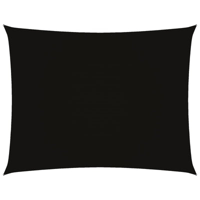 Vidaxl Sunshade Rectangular 3x4.5 M Oxford Fabric Negro