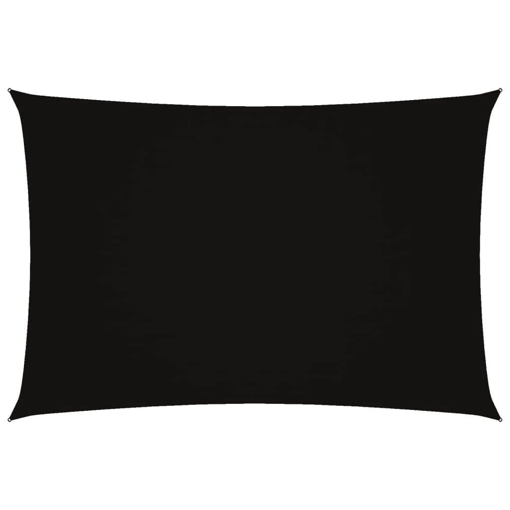 Vidaxl Sunshade Rectangular 3x5 M Oxford Fabric Negro
