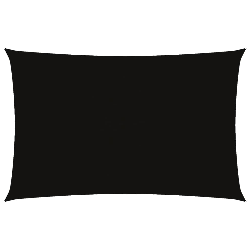 Vidaxx parasole rettangolare 5x8 m tessuto oxford nero
