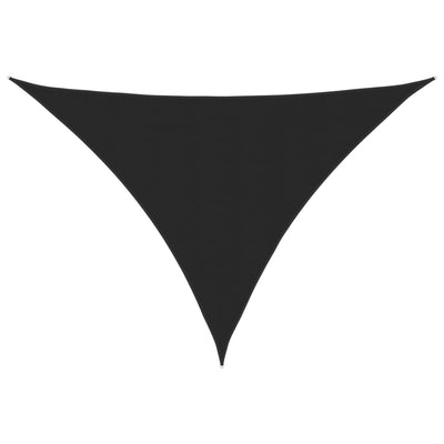 Vidaxl Sun Shade Triangular 3x4x4 M tessuto oxford nero