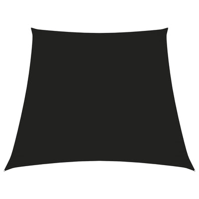 Vidaxl zonnezeil trapezium 2 4x3 m oxford stof zwart