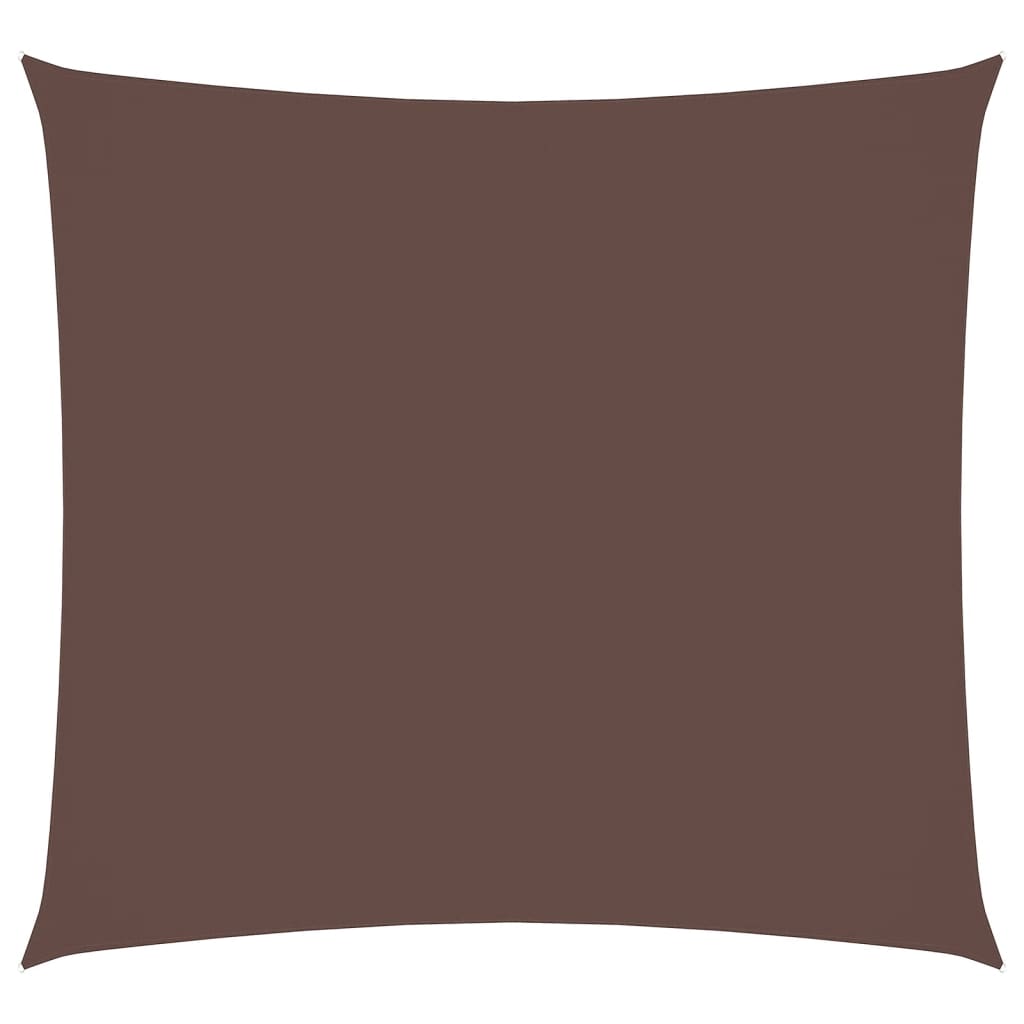 Vidaxl Sunshade Square 3x3 M Oxford Fabric Brown