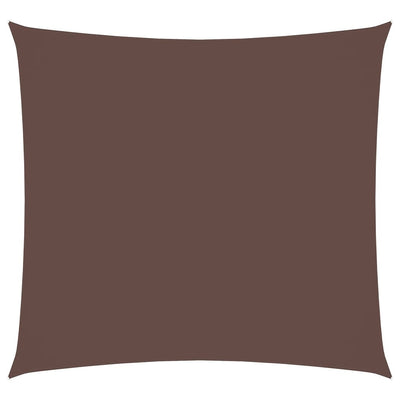 Vidaxl Sun Shade Square 3x3 M tessuto Oxford marrone
