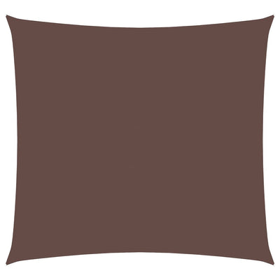 Vidaxl Sun Shade Square 6x6 M tessuto Oxford marrone
