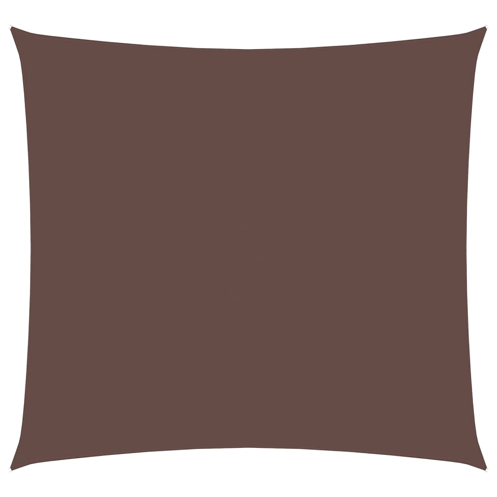 Vidaxl Sunshade Square 6x6 M Oxford Fabric Brown