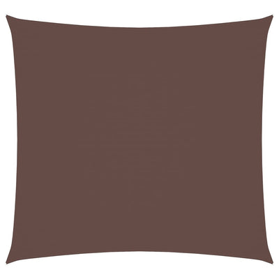 Vidaxl Sun Shade Square 7x7 M tessuto Oxford marrone