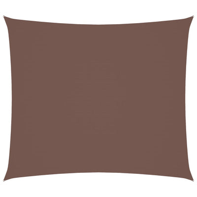 Vidaxl Sun Shade Rectangular 2x2,5 M tessuto Oxford marrone