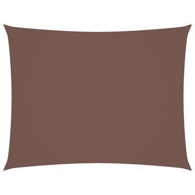 Vidaxl Sunshade Rectangular 2x3 M Oxford Fabric Brown