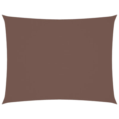 Vidaxl Sunshade Rectangular 2x3.5 m Oxford Fabric Brown