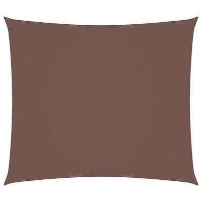 Vidaxl Sun Shade Rectangular 2.5x3 M tessuto Oxford marrone