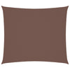 Vidaxl Sun Shade Rectangular 2.5x3 M tessuto Oxford marrone