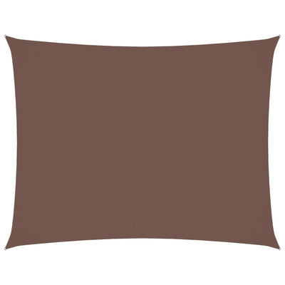 Vidaxl Shade Rectangular 2,5x3,5 M tessuto Oxford marrone