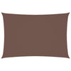 Vidaxl Shade Rectangular 2.5x4,5 M tessuto Oxford marrone