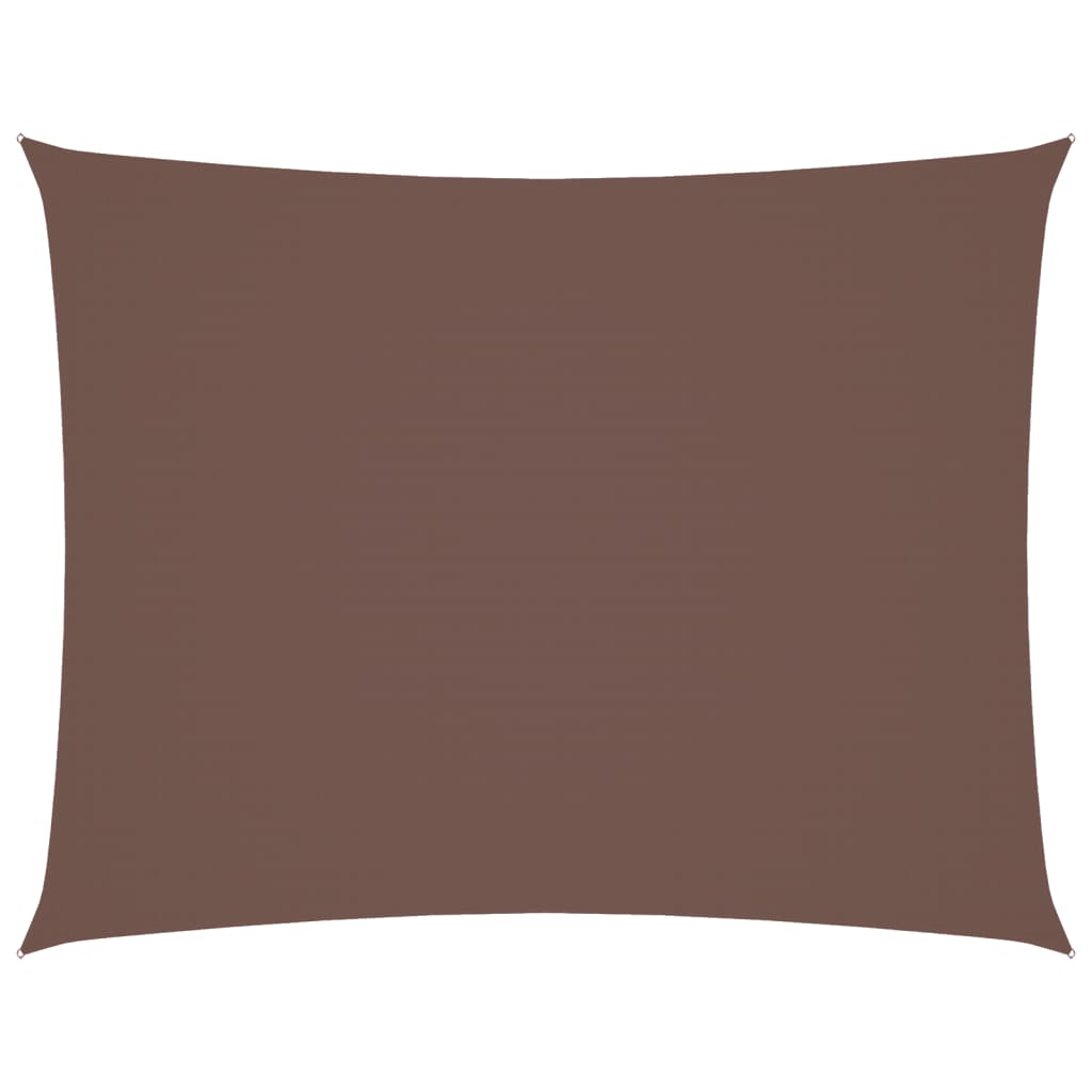Vidaxx parasole rettangolare 3x6 m tessuto oxford marrone