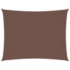 Vidaxl Sun Shade Rectangular 4x5 M tessuto Oxford marrone