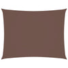 Vidaxl Sun Shade Rectangular 5x7 M tessuto Oxford marrone
