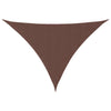 Vidaxx toldo triangular 3x3x4,24 m tela oxford marrón