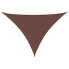 Vidaxl Sunshade Triangular 5x6x6 M Oxford Fabric Brown