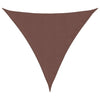 Tendalino Vidaxx triangolare 6x6x6 m tessuto oxford marrone