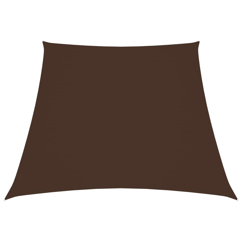 Trapecio Vidaxl Zonnezeil 2 4x3 M Oxford Fabric Brown