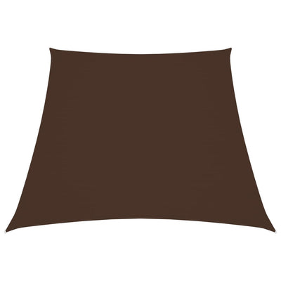 Vidaxl Zonnezeil Trapezium 2 4x3 M tessuto Oxford marrone