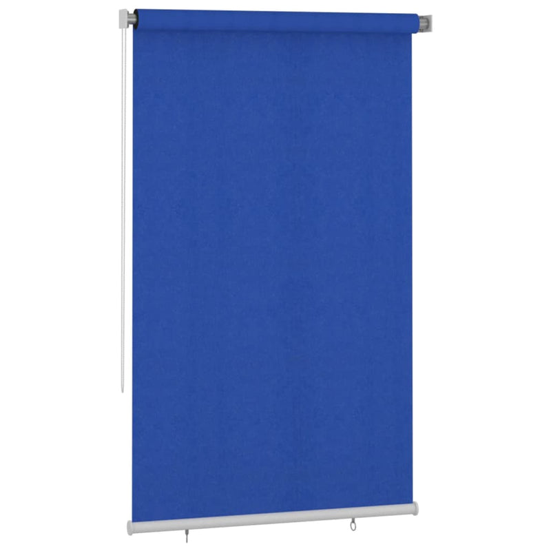 Vidaxl Roller Blind para Blue HDPE afuera de 140x230 cm CM