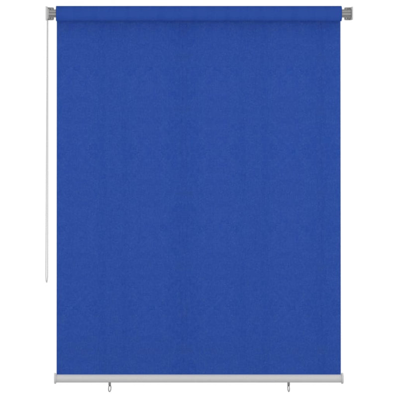 Vidaxl Roller Blind para afuera de 180x230 cm HDPE Azul