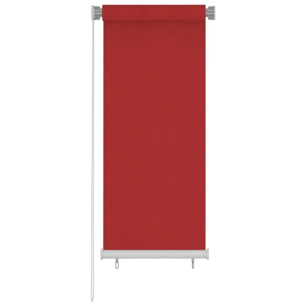 Vidaxl Roller Blind para fuera de 60x140 cm HDPE Red
