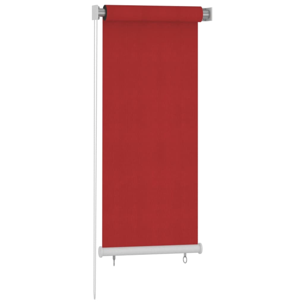 Vidaxl Roller Blind para fuera de 60x140 cm HDPE Red