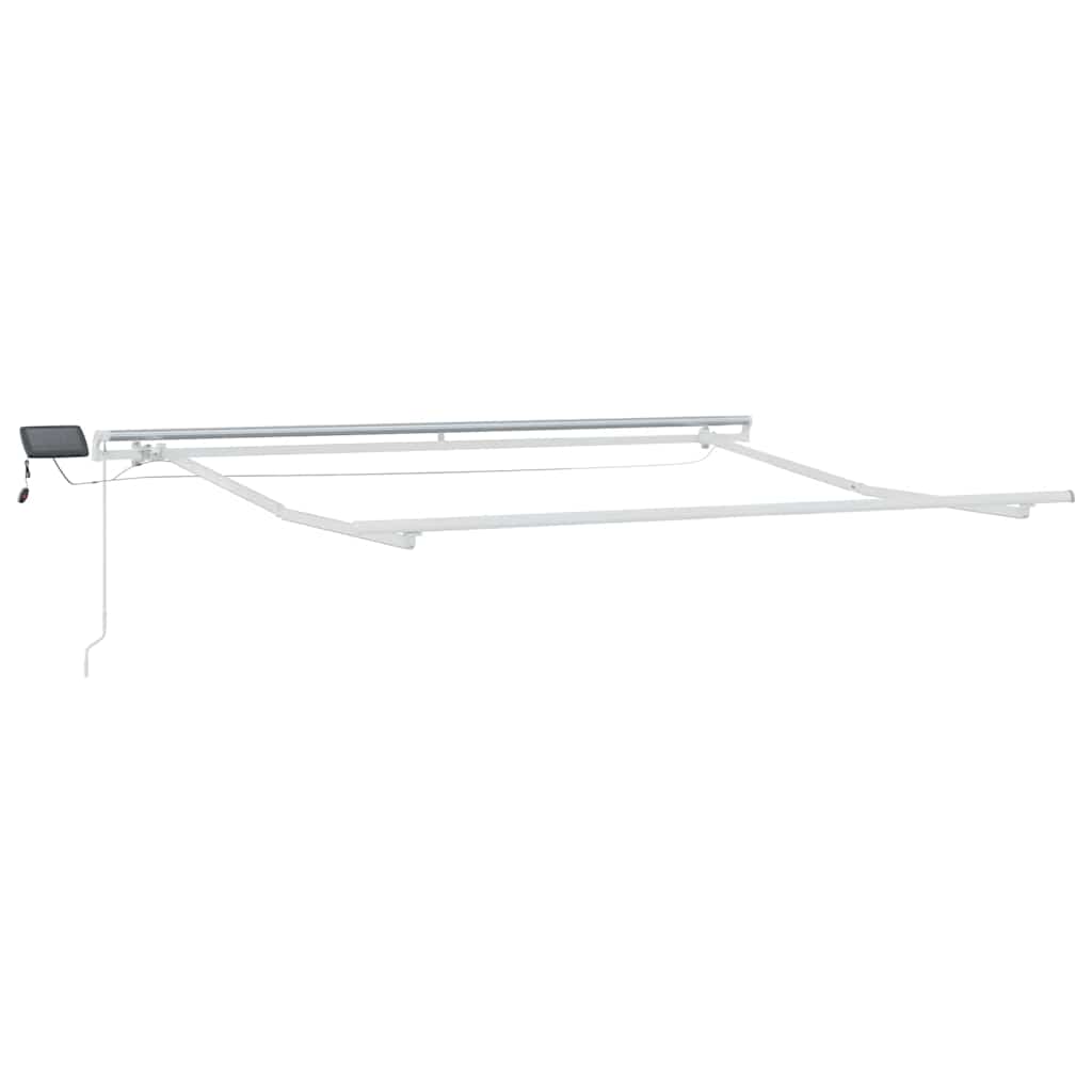 Vidaxxl marco de seda con tiras de luces LED blanco 300 x 250 cm aluminio